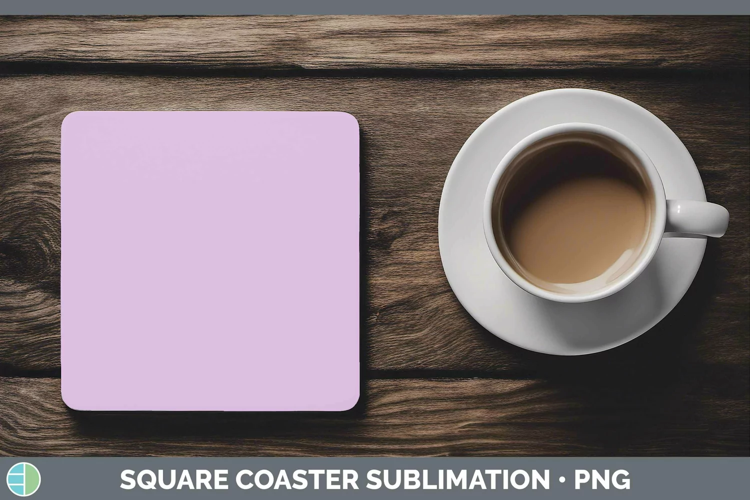 GorgeousSolid Color Square Coaster design.
