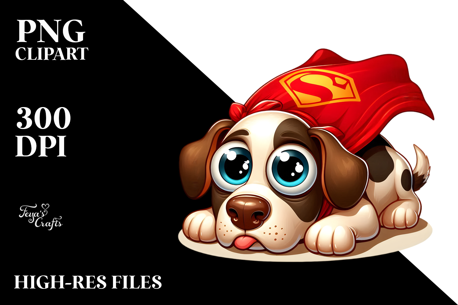 Silly Superhero Cape with Udder Vector PNG product image 1
