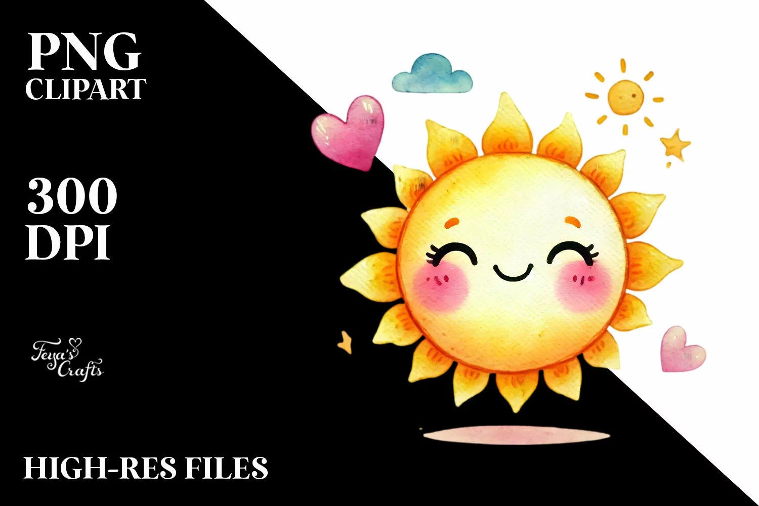 Cute Sun PNG product image 1
