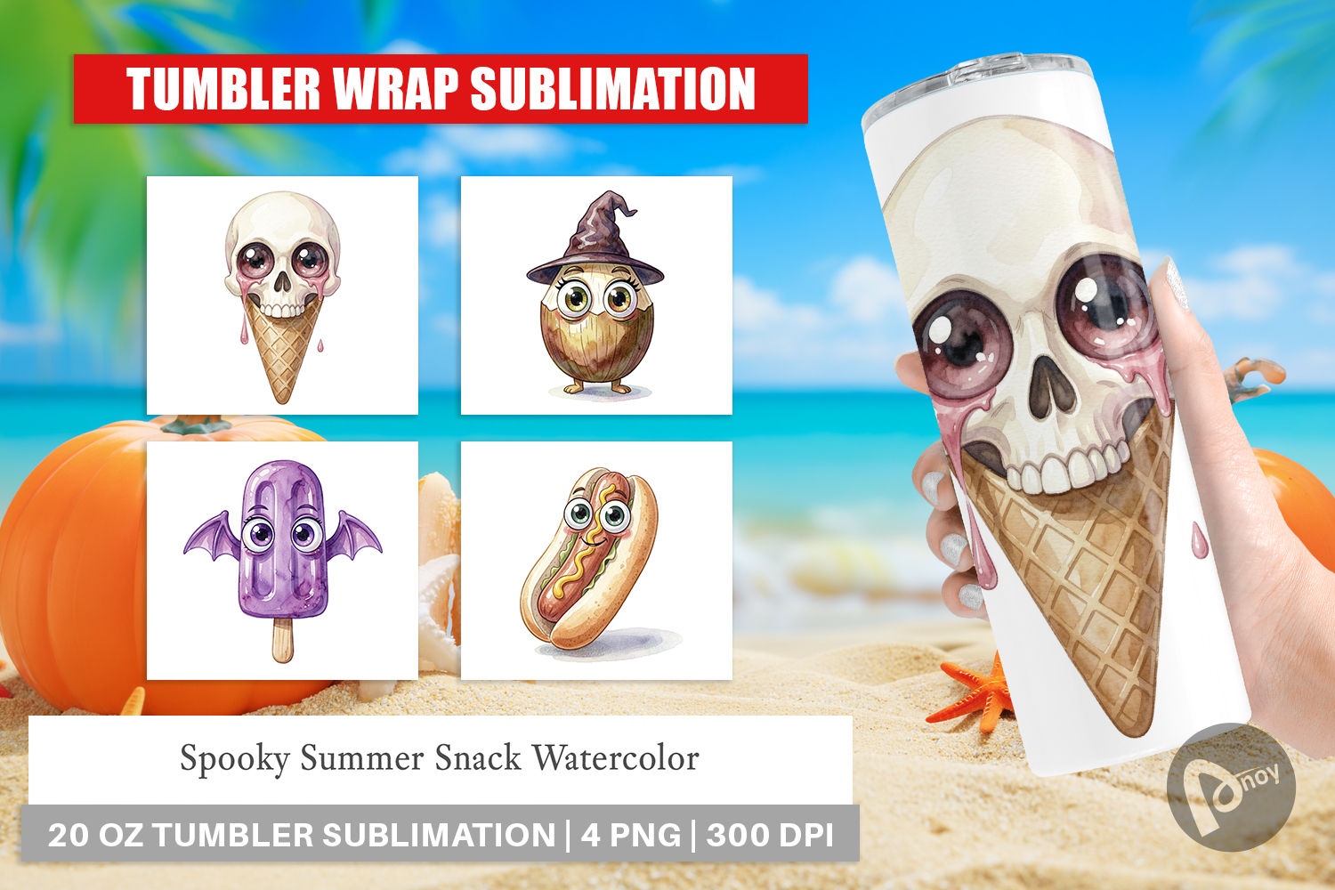 Spooky Summer Snack Tumbler product image 1