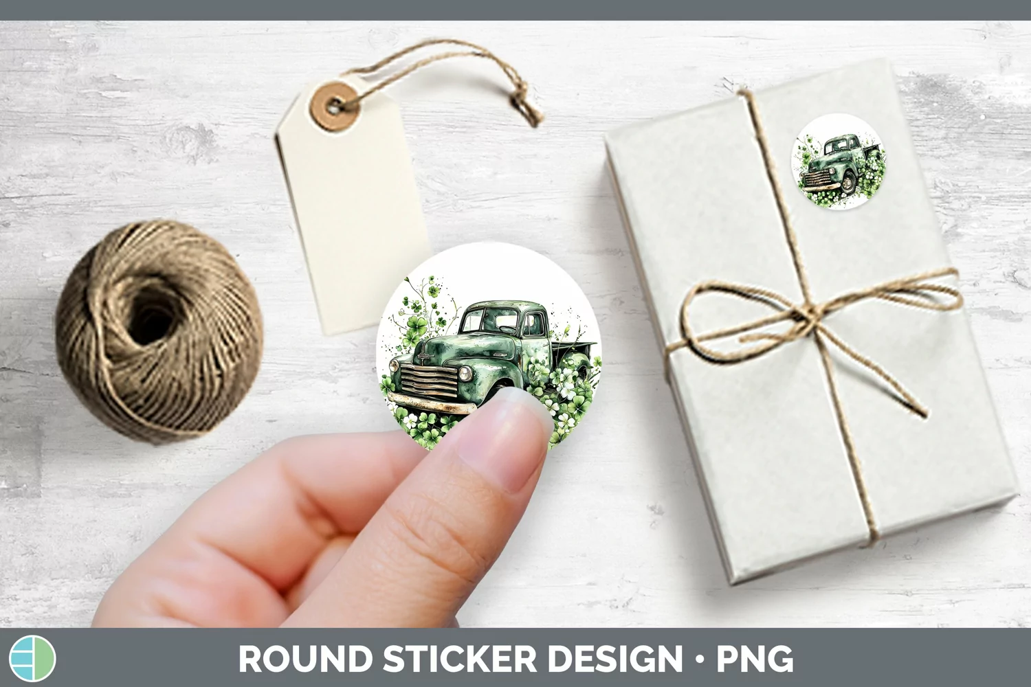GorgeousSt Patricks Splash Stickers design.