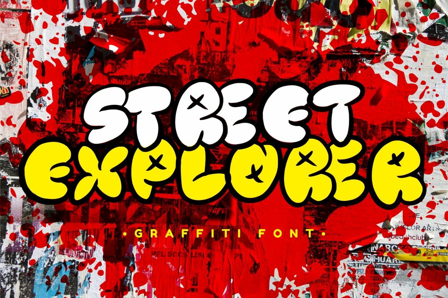 趣味 street fonts Street Explorer - Graffiti Font