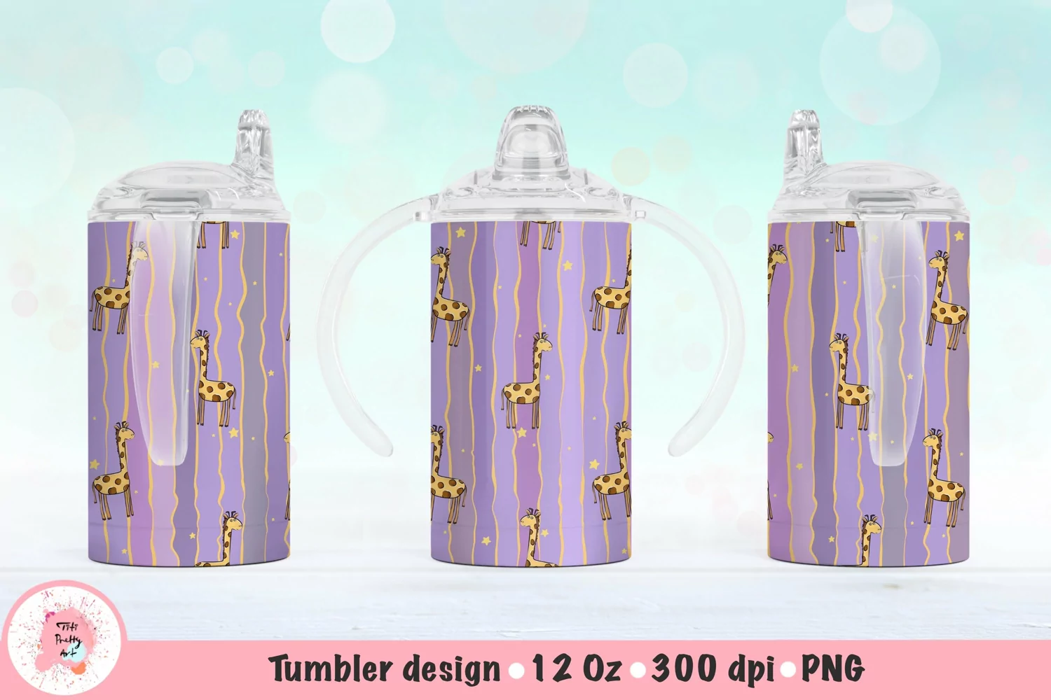 This is a tumbler sublimation kids animals bundle in PNG file format for 12 oz. It is with a very high resolution and is perfect for tumbler gifts.