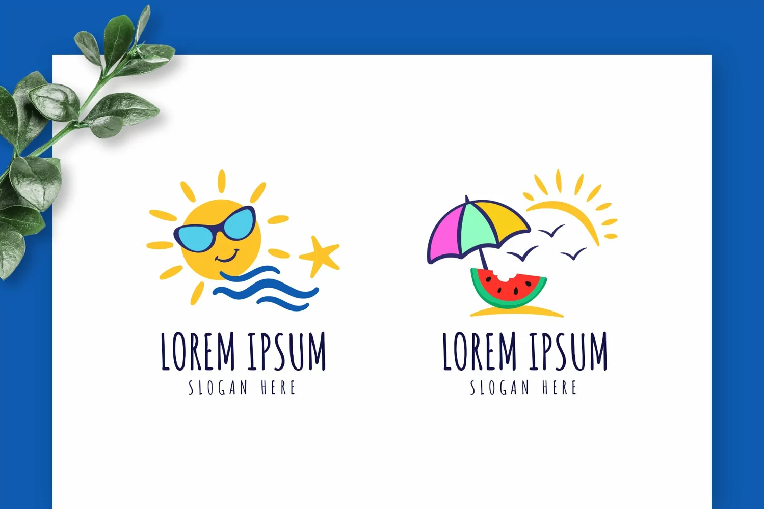 Summer Colorful Logo Illustrations product image 1