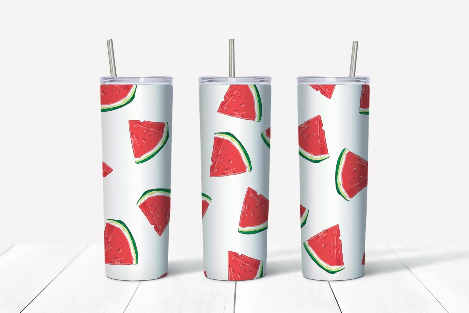 Summer sublimation design Skinny tumbler wrap design