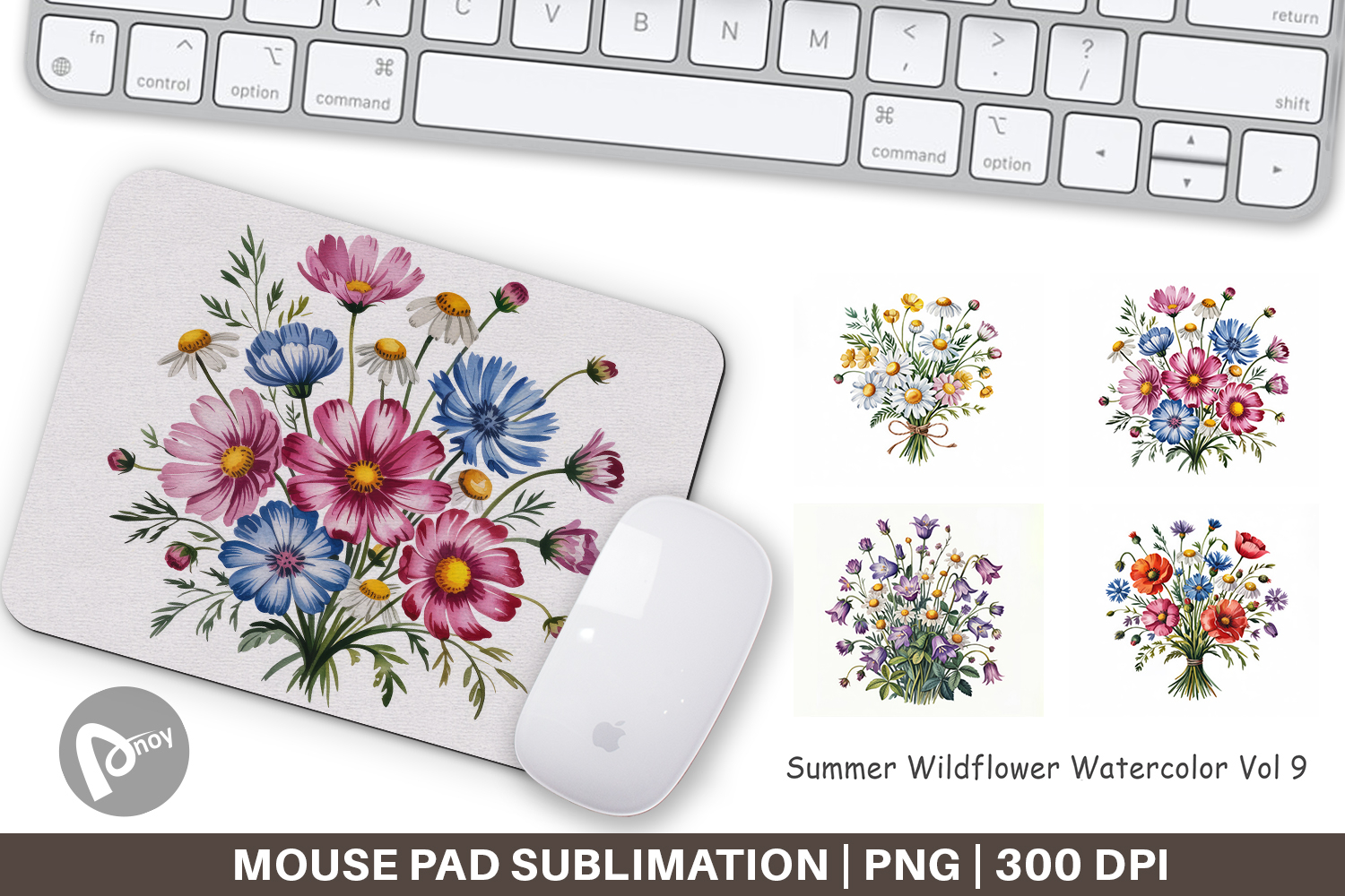 Mouse Pad Summer Wildflower product image 1
