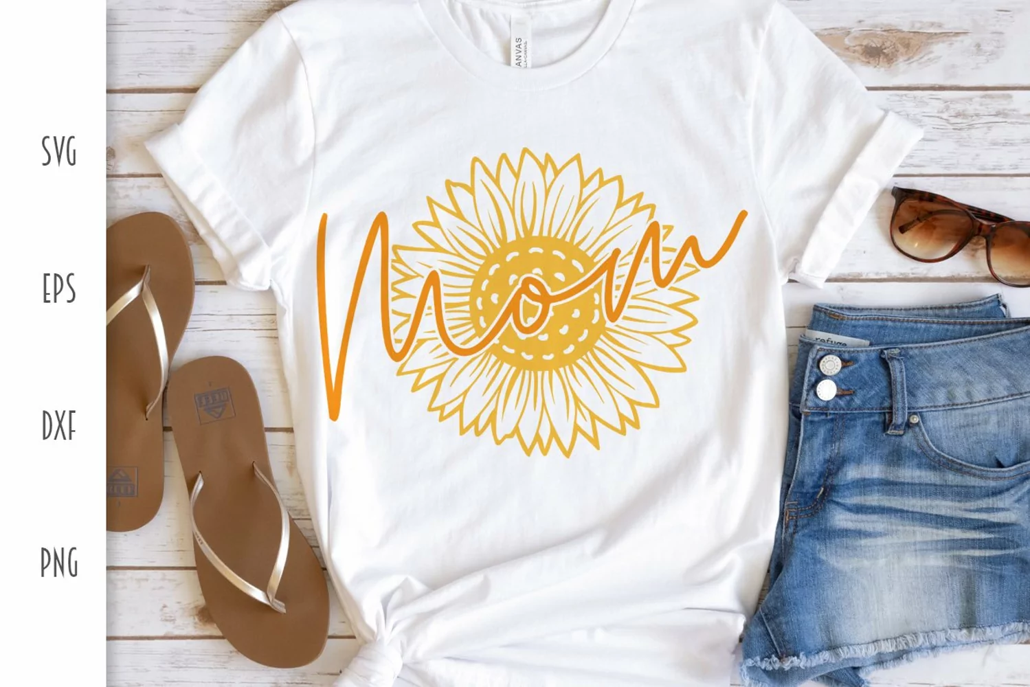 Sunflower Mom SVG - Mother's Day Cut File product image 1
