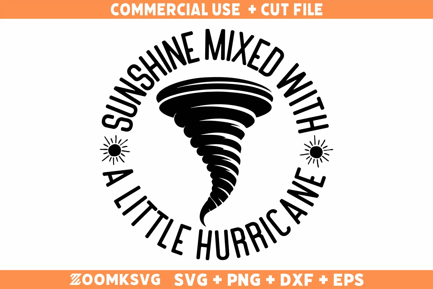 Sunshine and Hurricane SVG, Sassy SVG, Sassy Shirt SVG product image 1