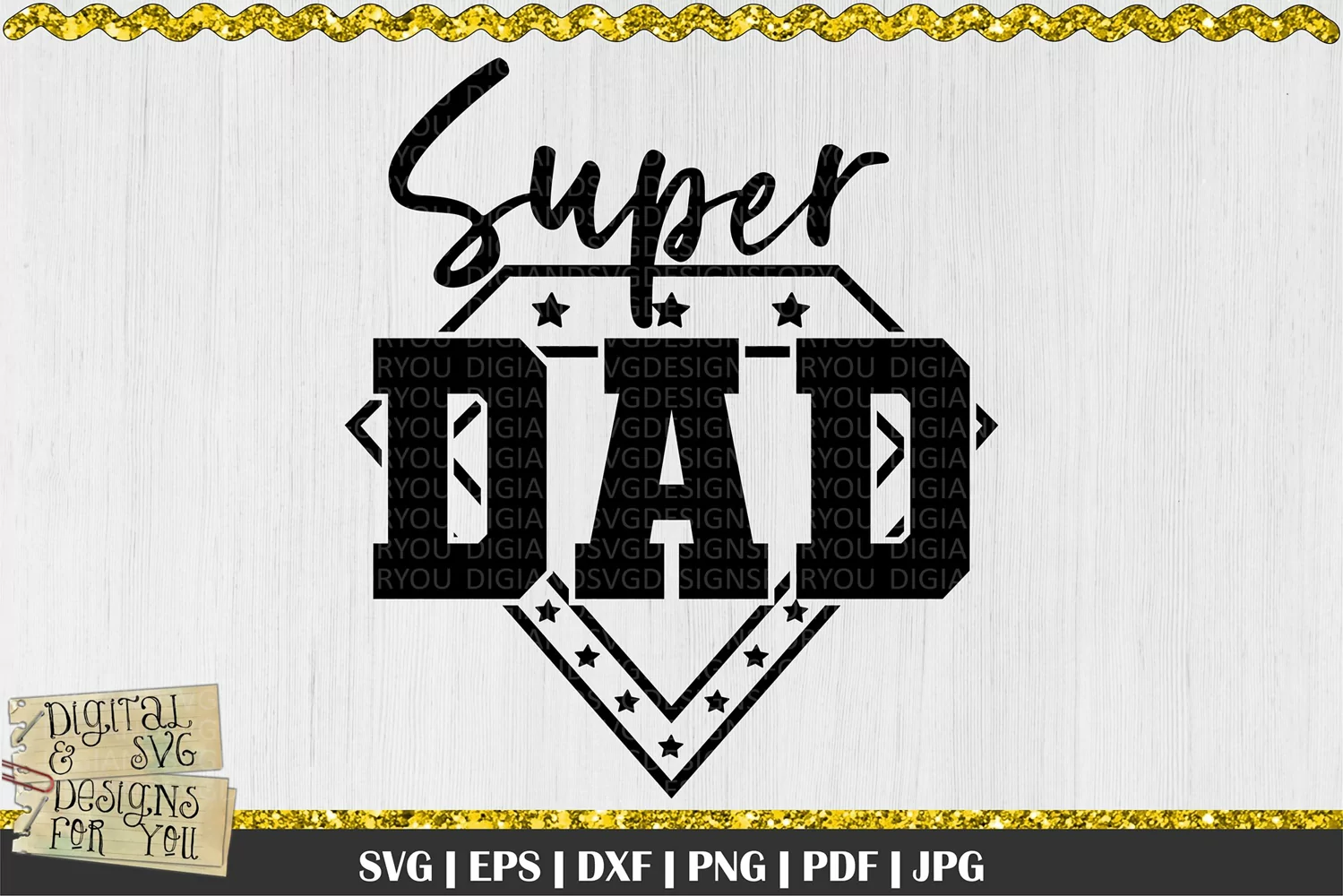 Super Dad SVG| Father's Day | Hero | Super Hero Dad product image 1
