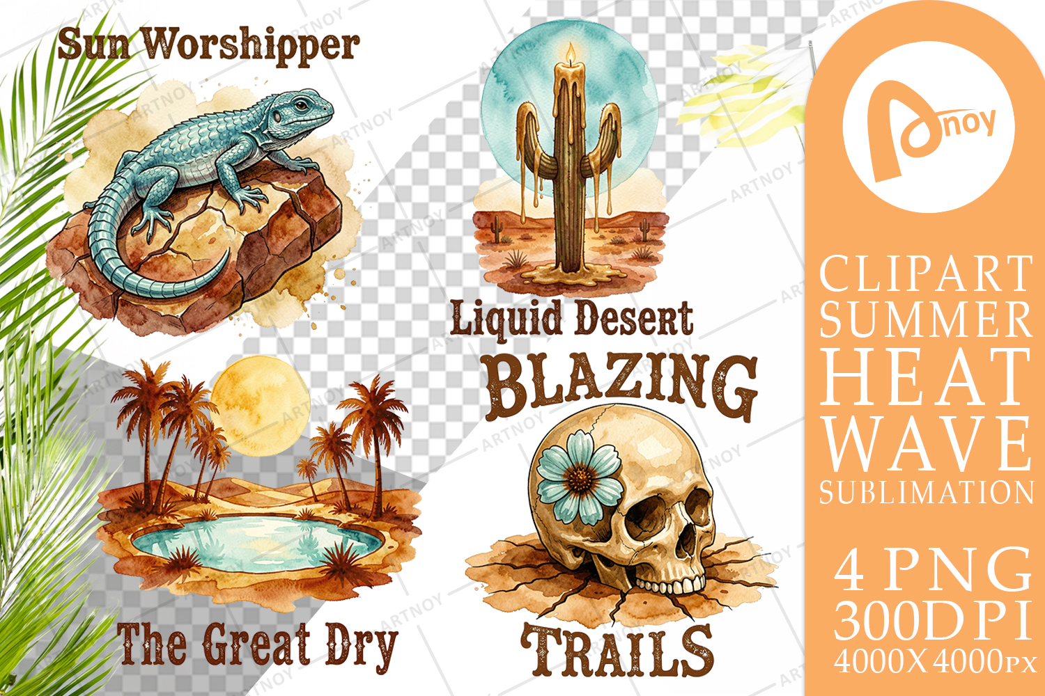 Surreal Melting Desert Sublimation product image 1