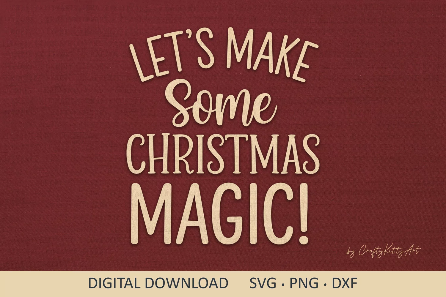 Let's make some Christmas magic SVG, Cute Winter SVG quote product image 1