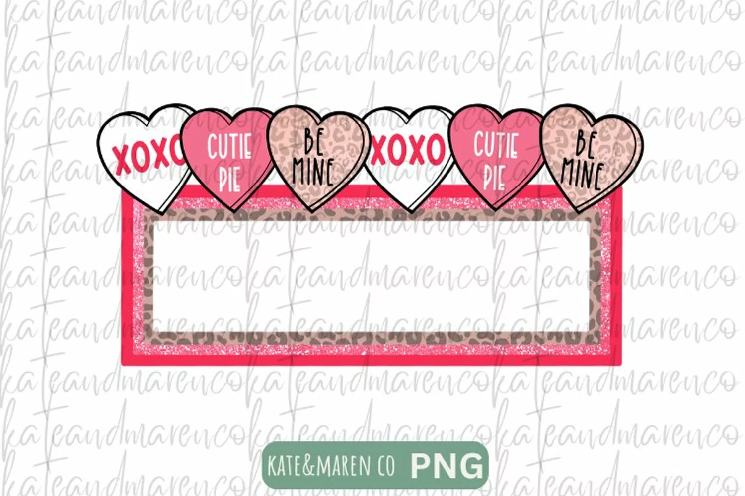 Valentine Name Tag PNG | Customized Valentine PNG | Girl PNG product image 1