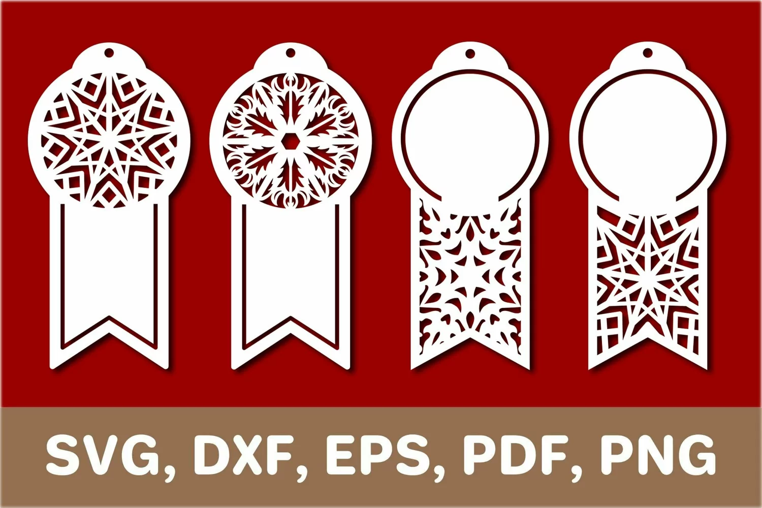 Christmas tags svg, christmas gift tags svg, Cricut, SVG product image 1