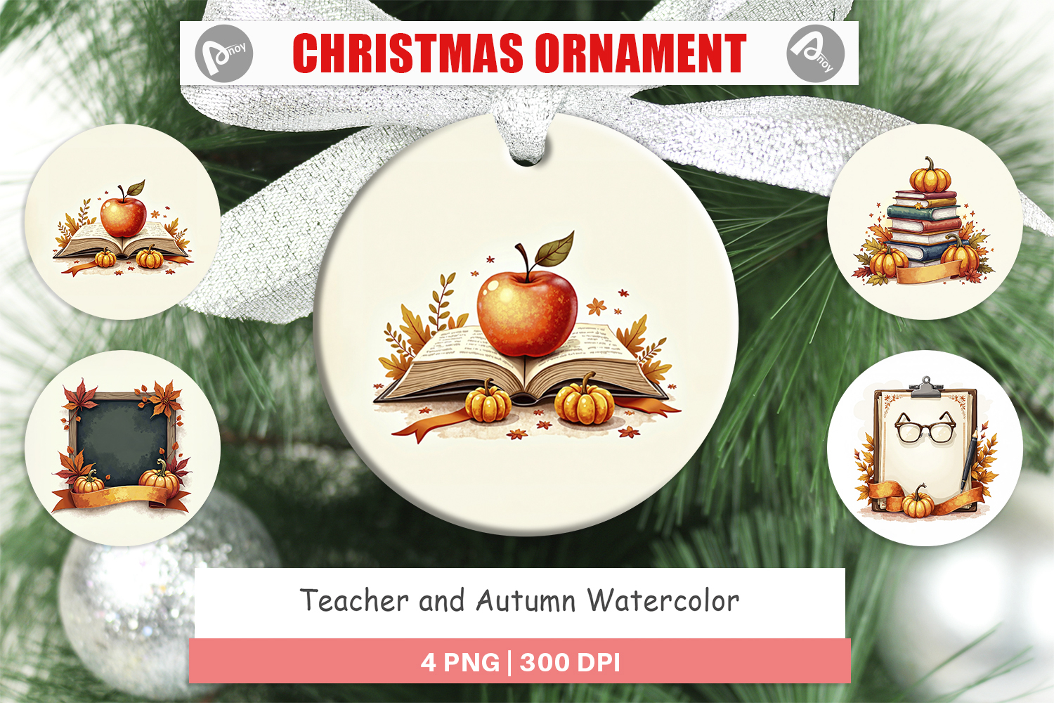 Teacher Autumn Ornament product image 1