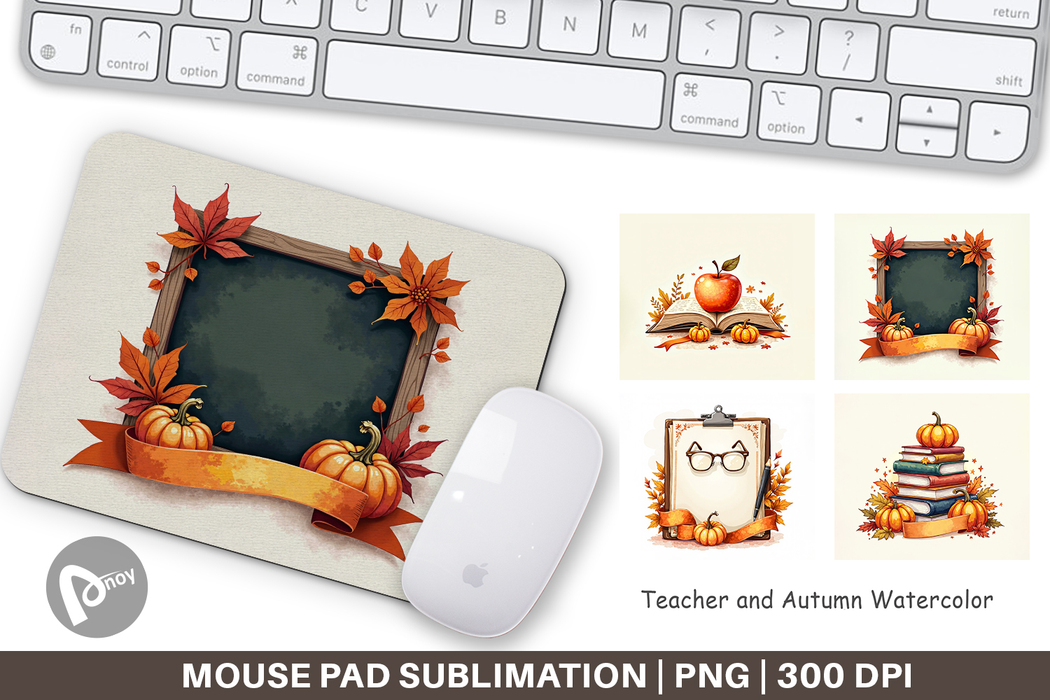 Teacher Autumn Mouse Pad product image 1