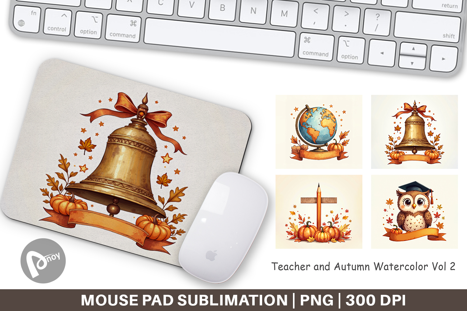 Teacher Autumn Mouse Pad product image 1