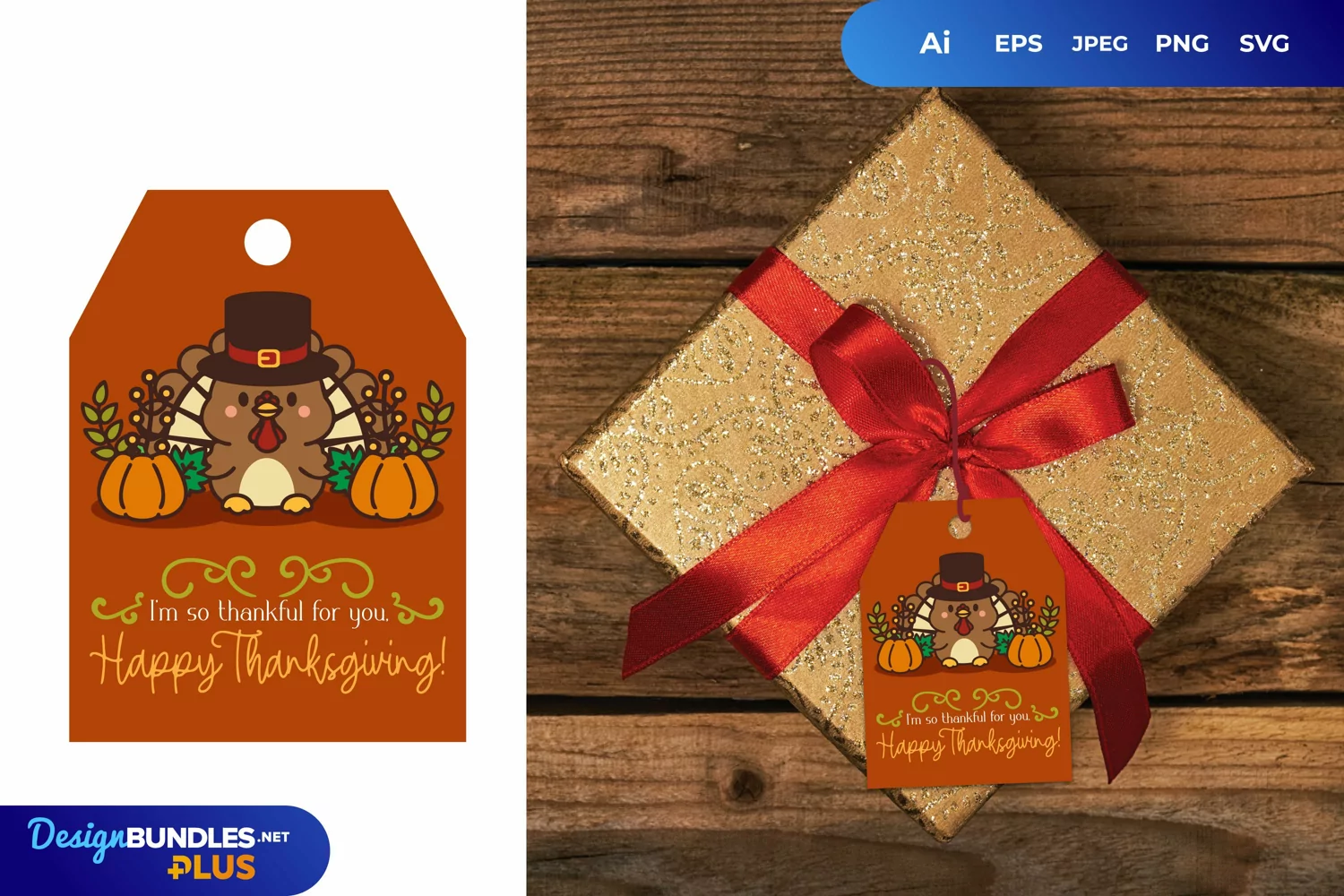Happy Thanksgiving Gift Tags product image 1