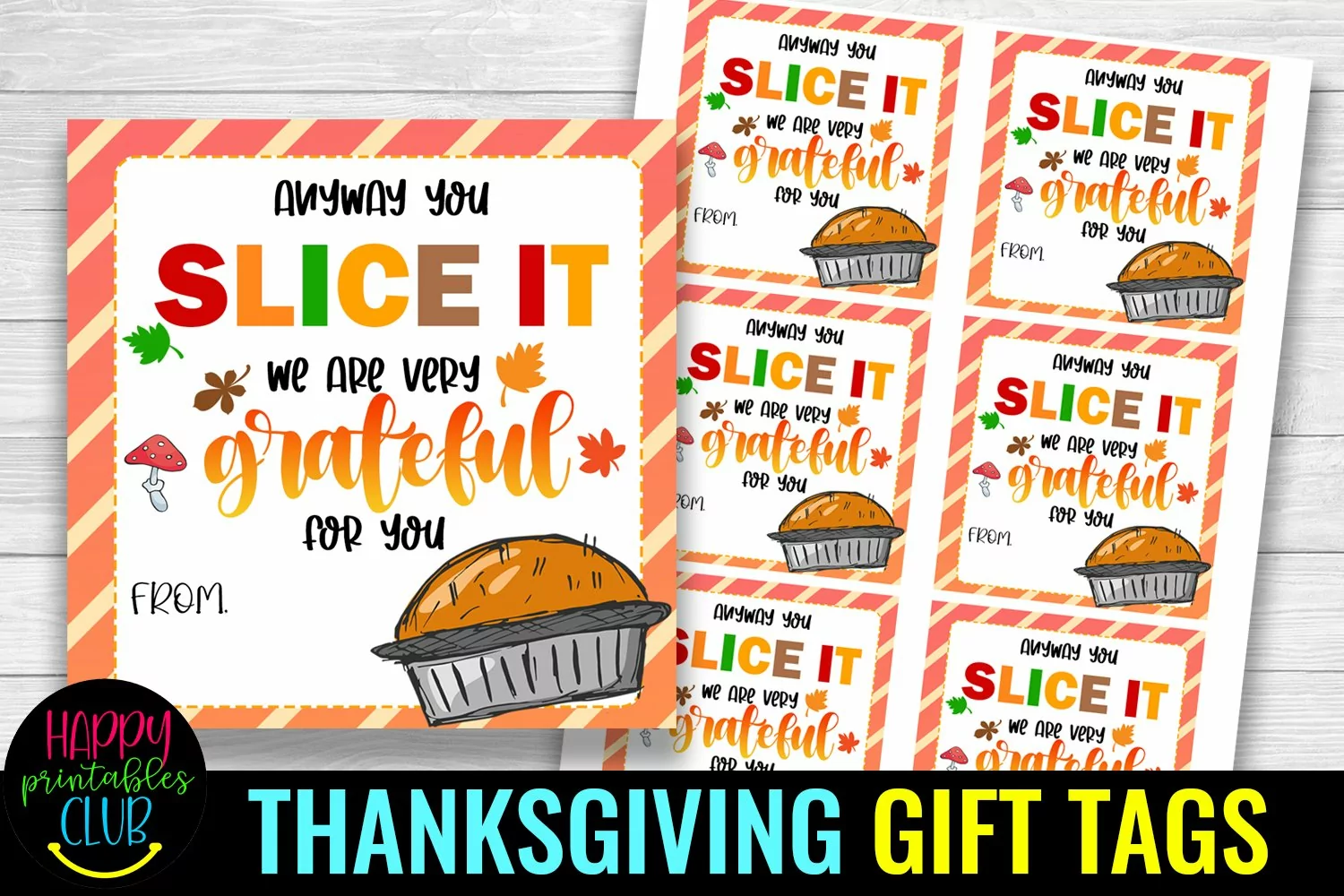 Thanksgiving Gift Tags- Printable Gift Tags Thanksgiving