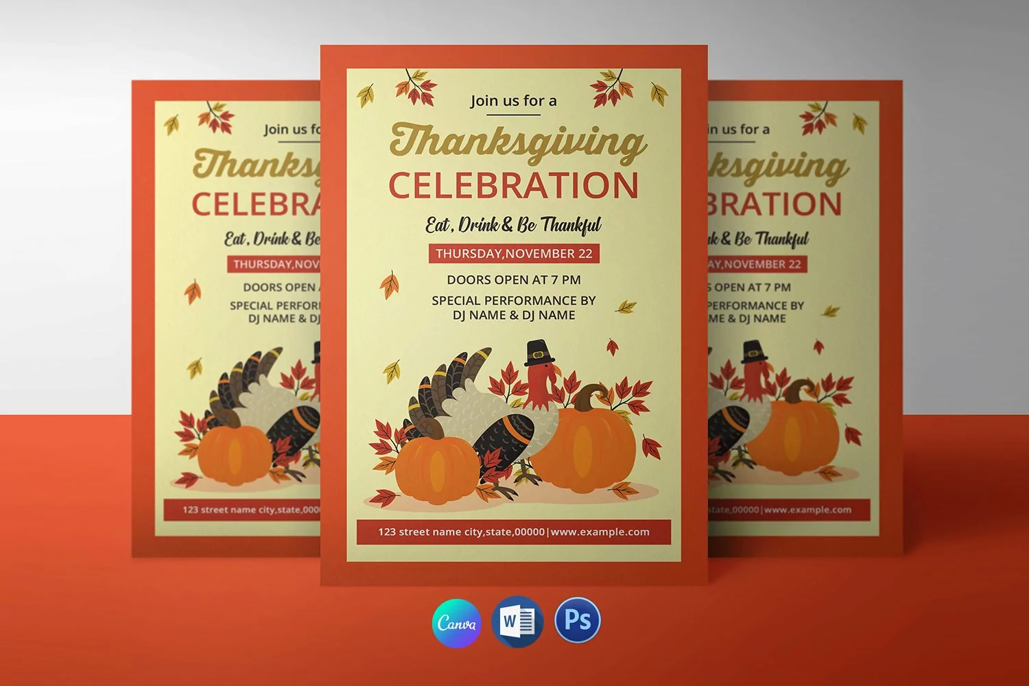 Thanksgiving Party Flyer