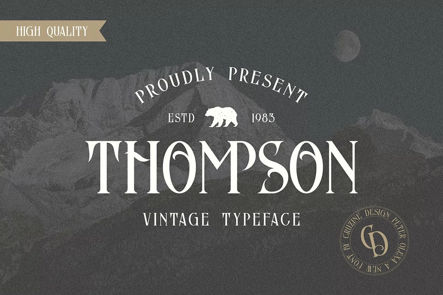 Thompson Vintage Font product image 1