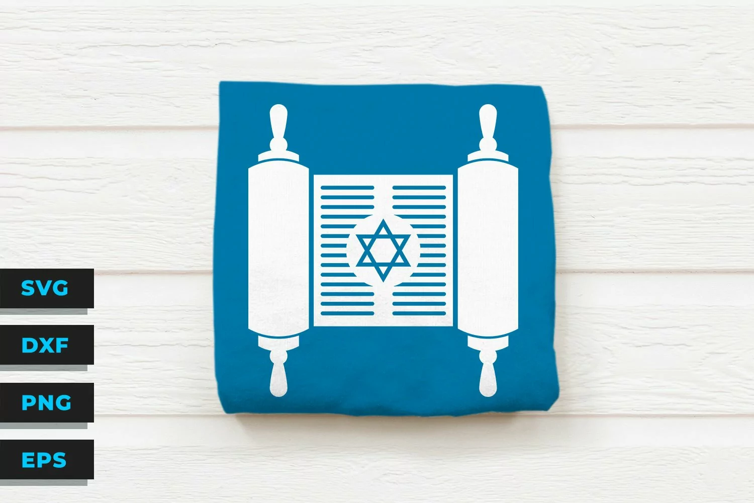 Jewish Torah Scroll SVG Clip Art product image 1