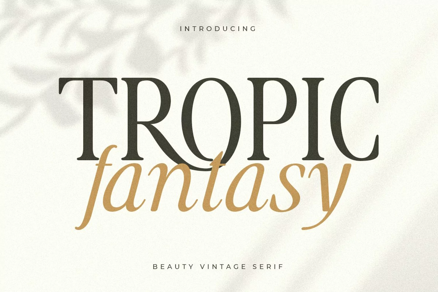 Tropic Fantasy - Beauty Vintage Serif product image 1