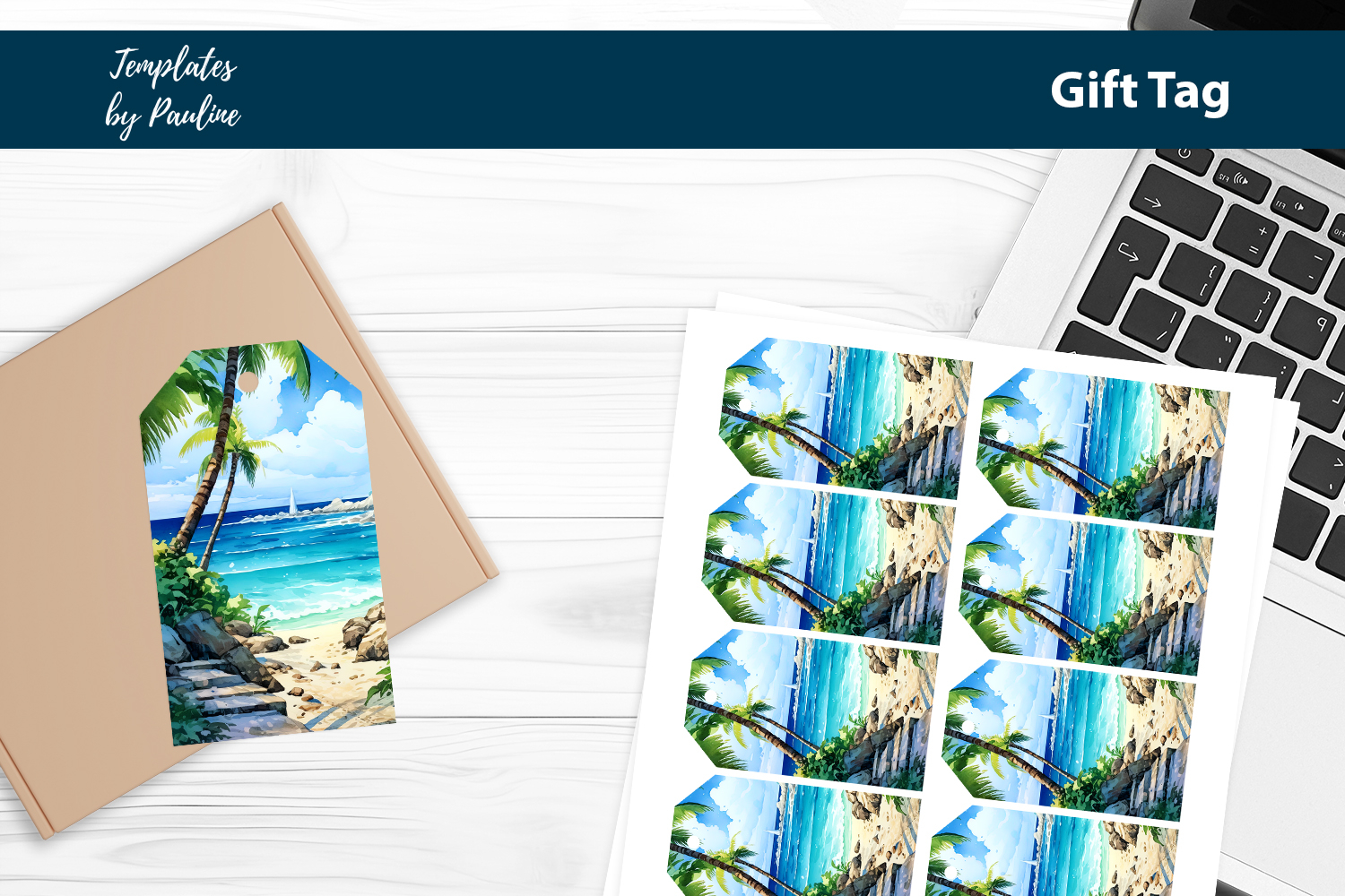 Beach Subscription Box Thank You Tags product image 1
