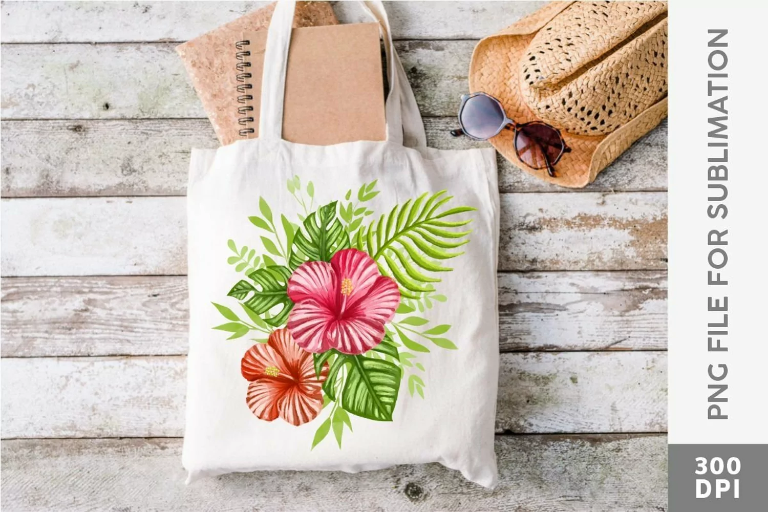 Tropical Watercolor Sublimation PNG product image 1