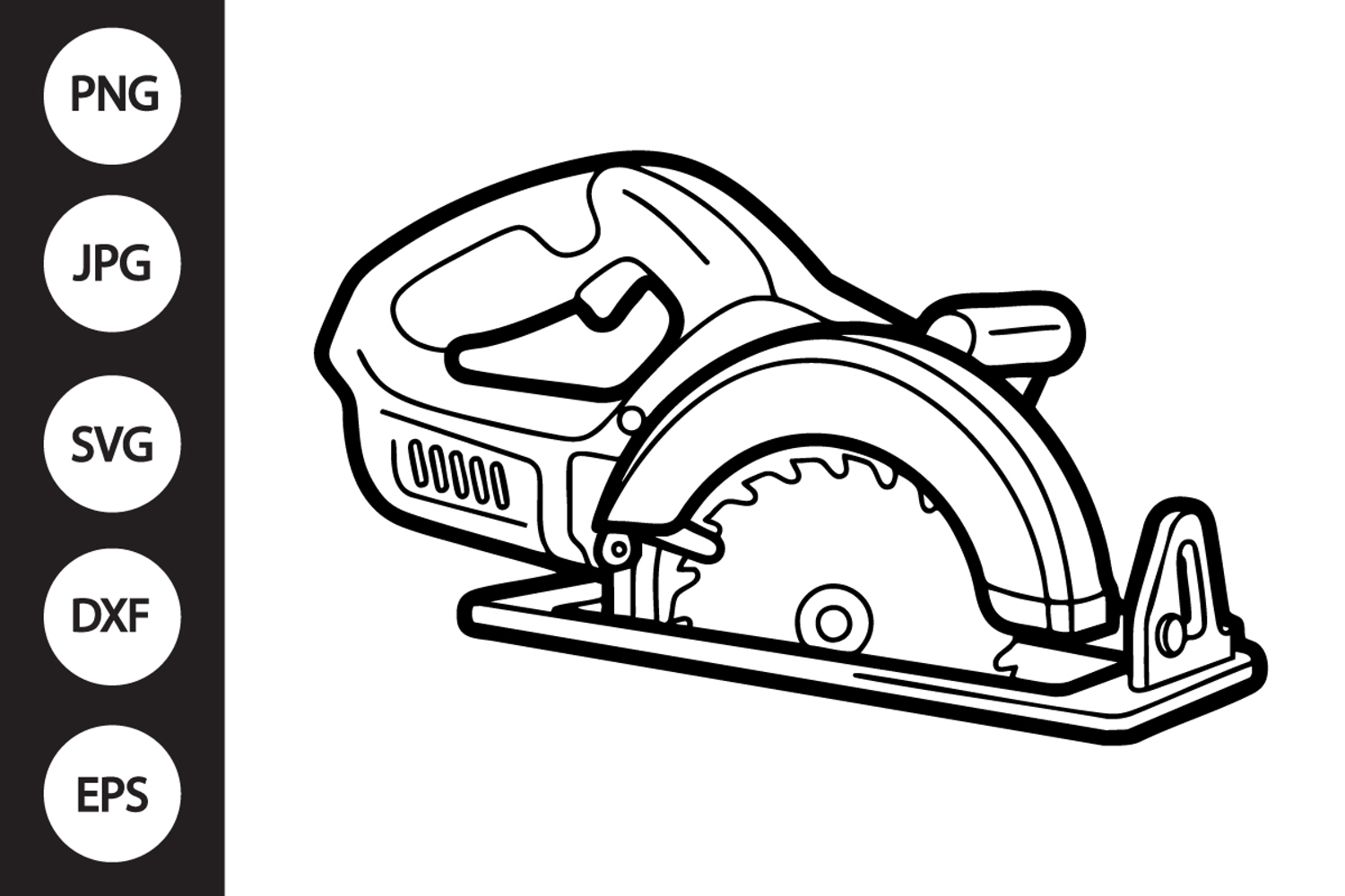 Circular Saw SVG product image 1