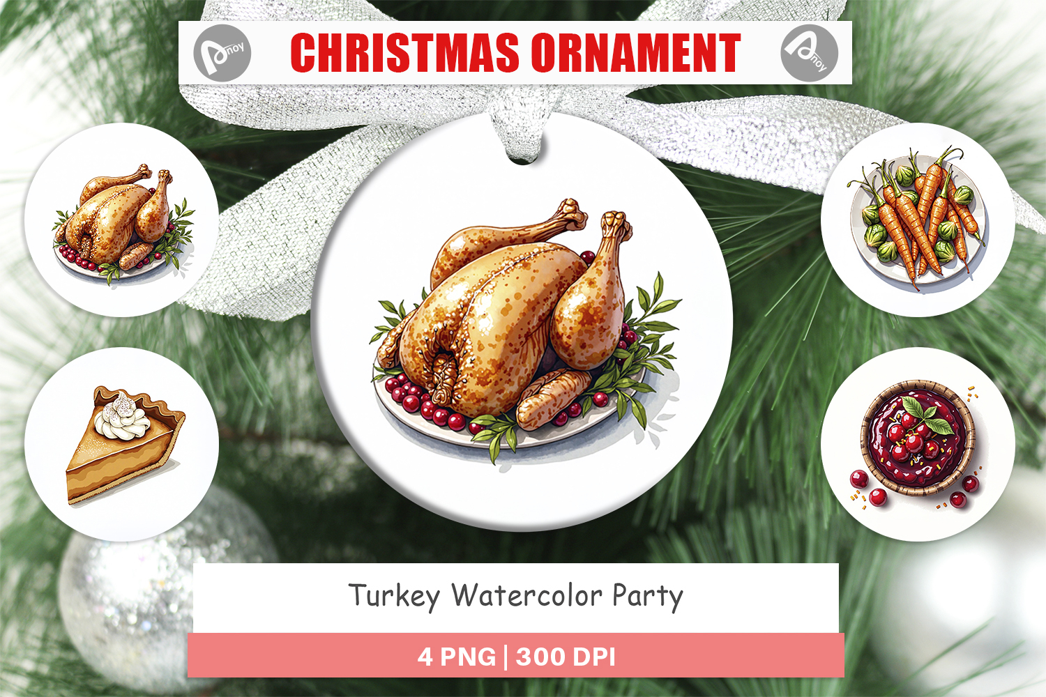 Turkey Party Ornament product image 1