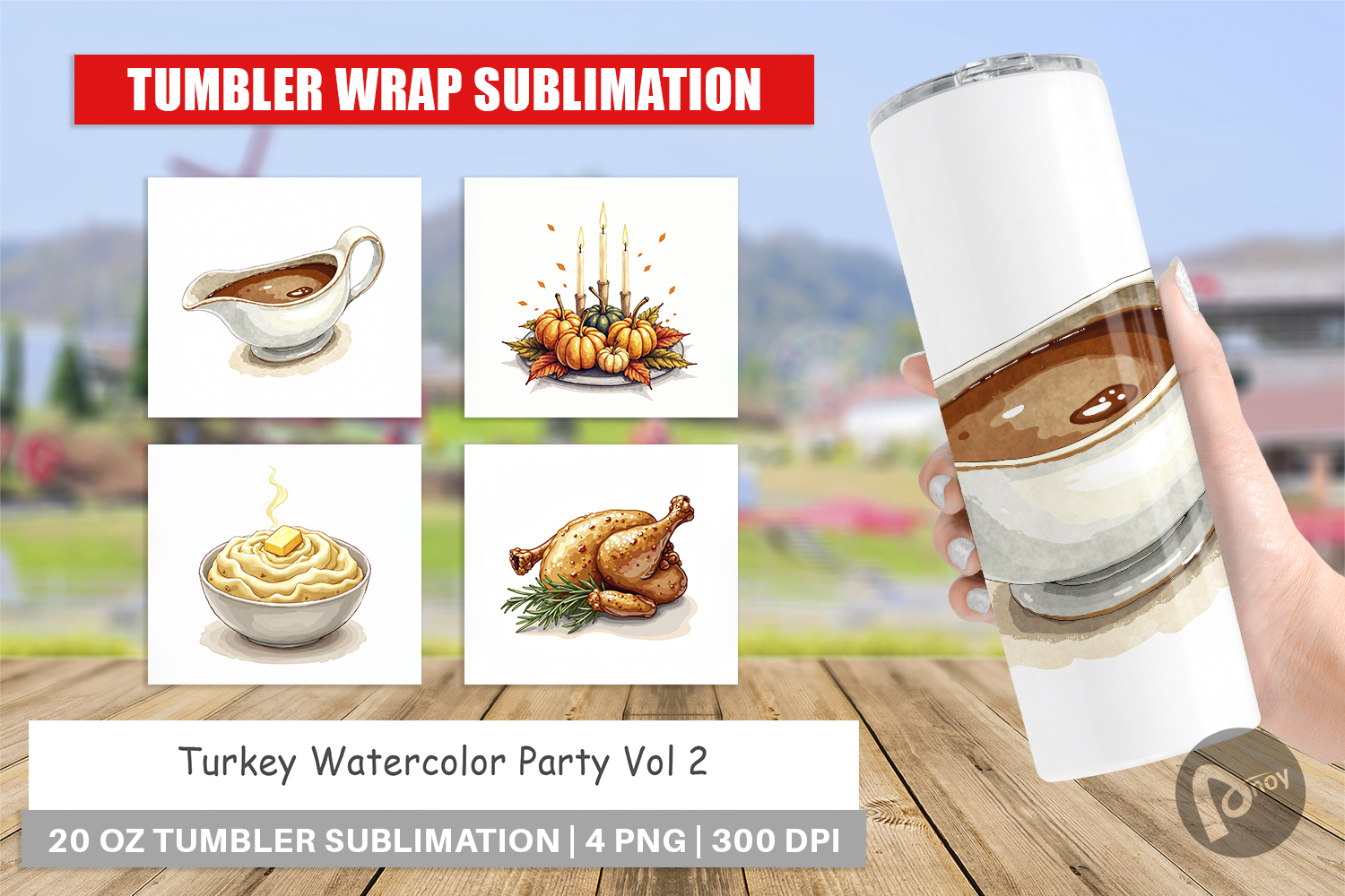 Turkey Party Tumbler product image 1