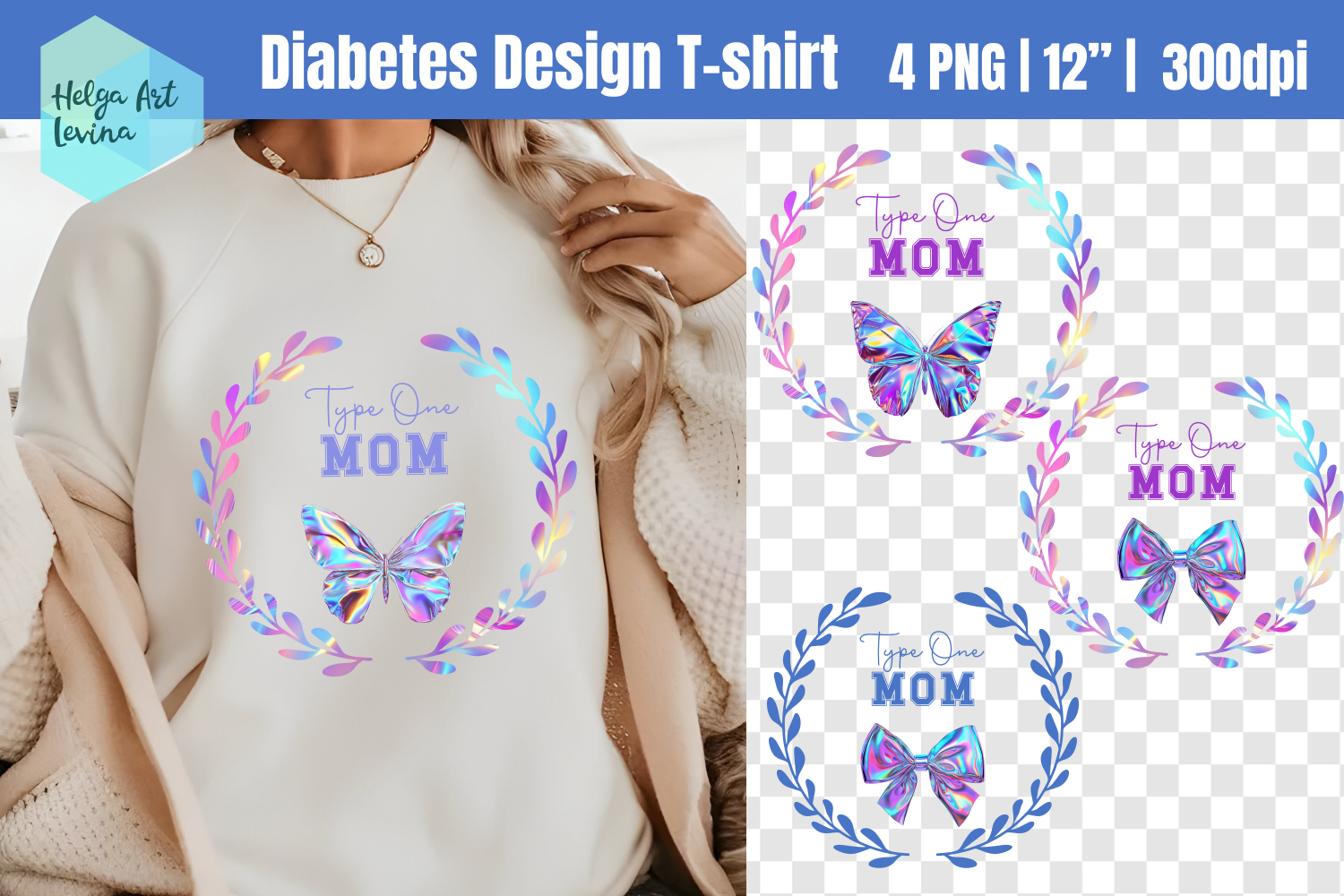 Type 1 diabetes | T-shirt PNG product image 1