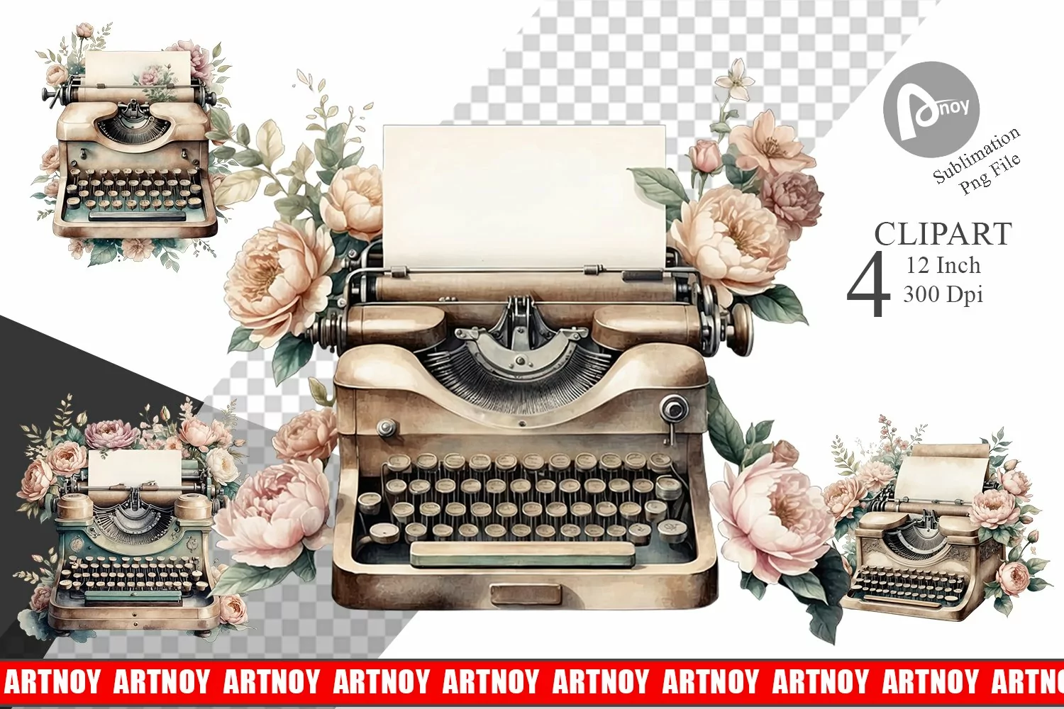 Typewriter Clipart product image 1