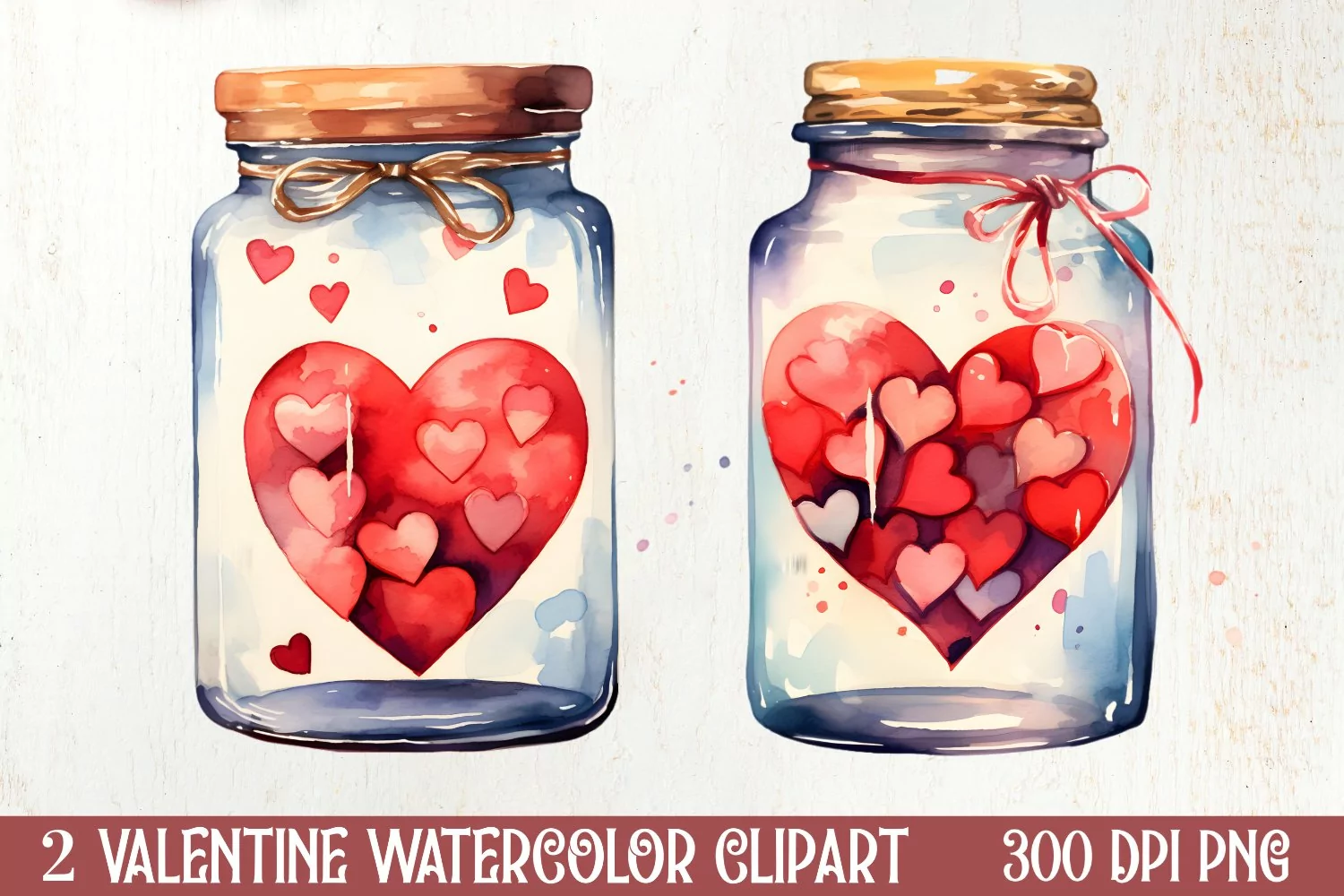 Valentine Day Coffee Clipart, Christmas Clipart product image 1