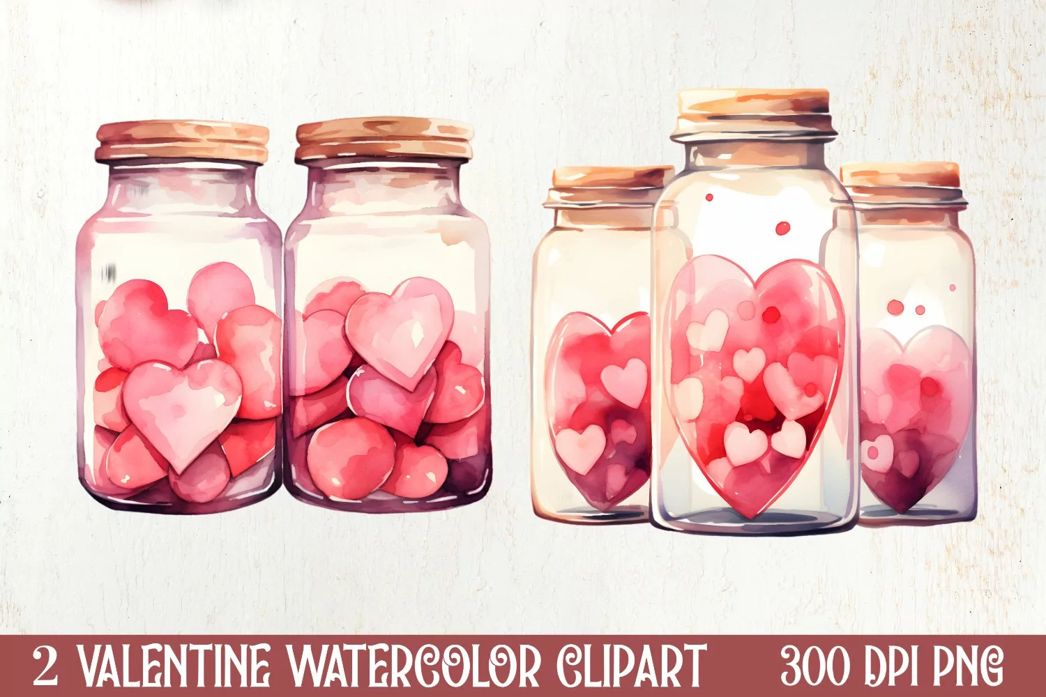 Valentine Day Coffee Clipart, Christmas Clipart product image 1