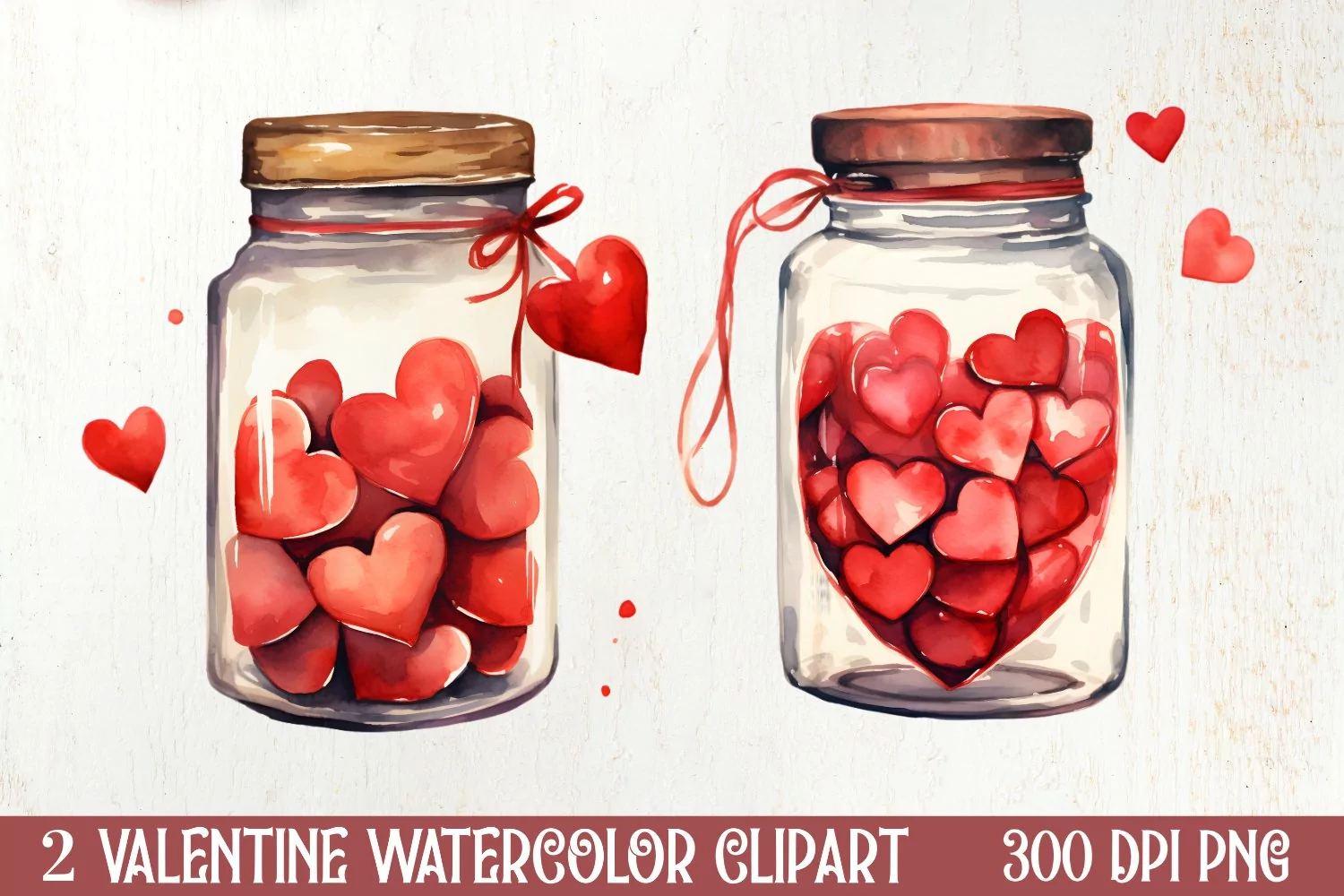 Valentine Day Coffee Clipart, Christmas Clipart product image 1