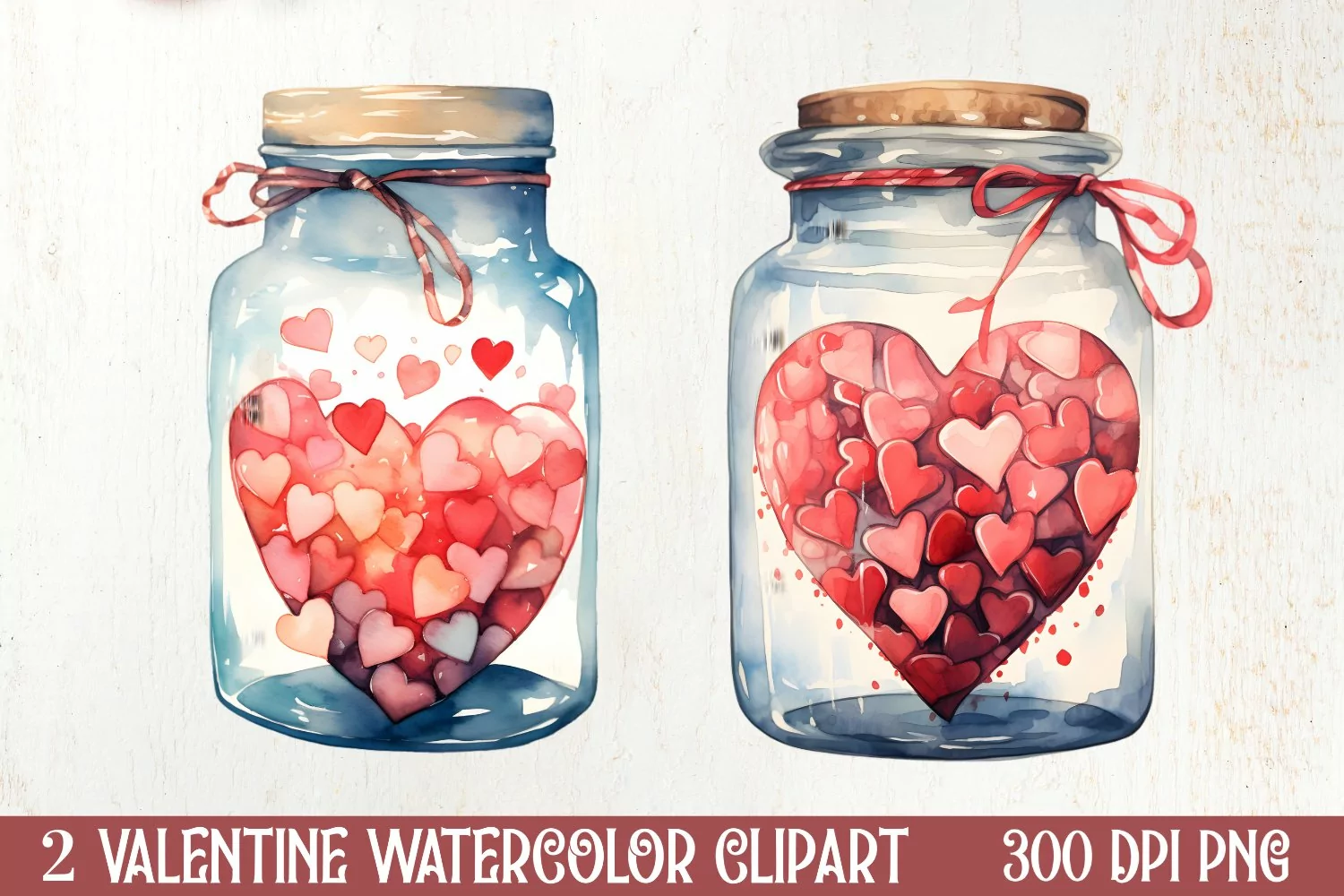 Valentine Day Coffee Clipart, Christmas Clipart product image 1