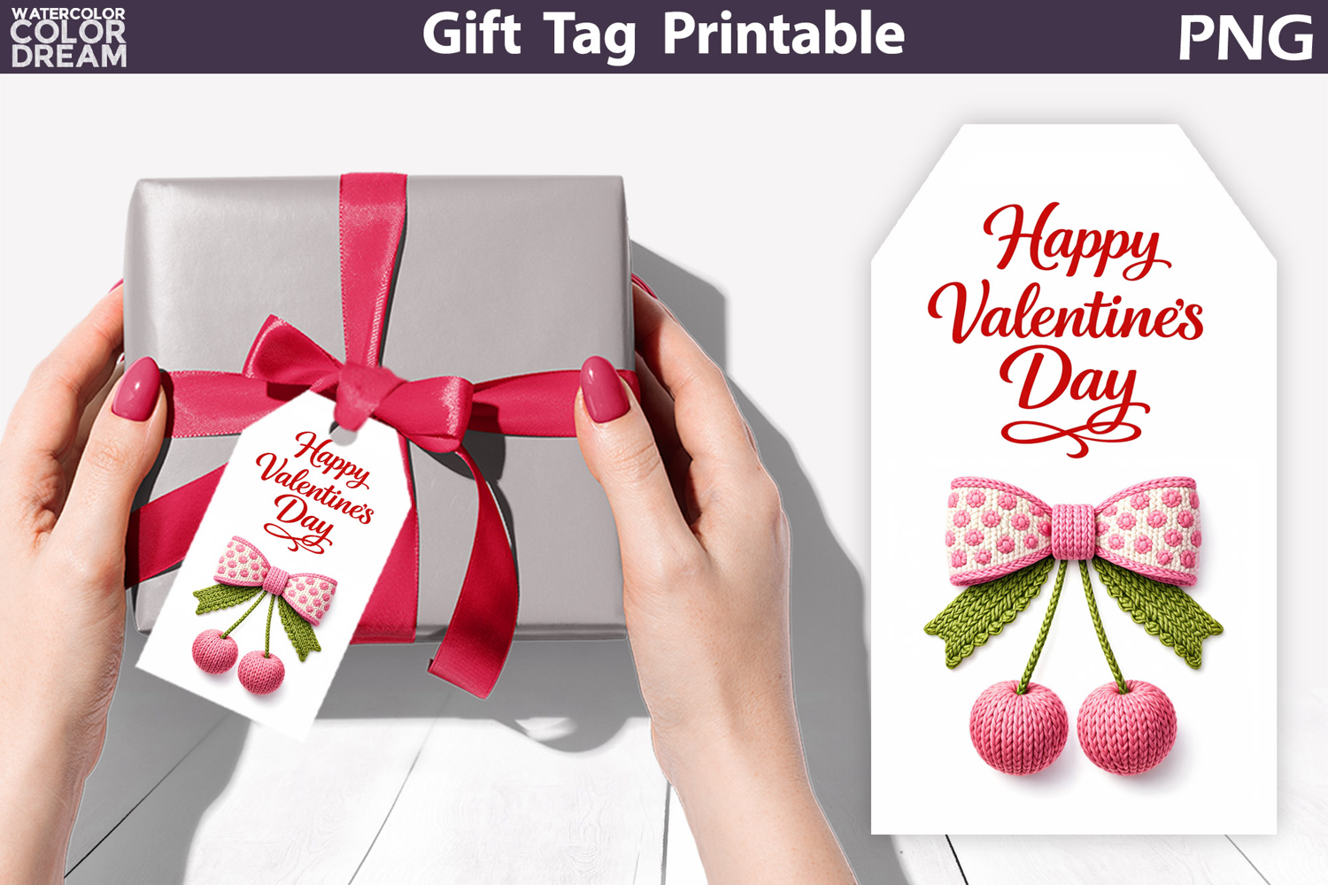 Valentine Gift Tag | Junk Journal Card product image 1