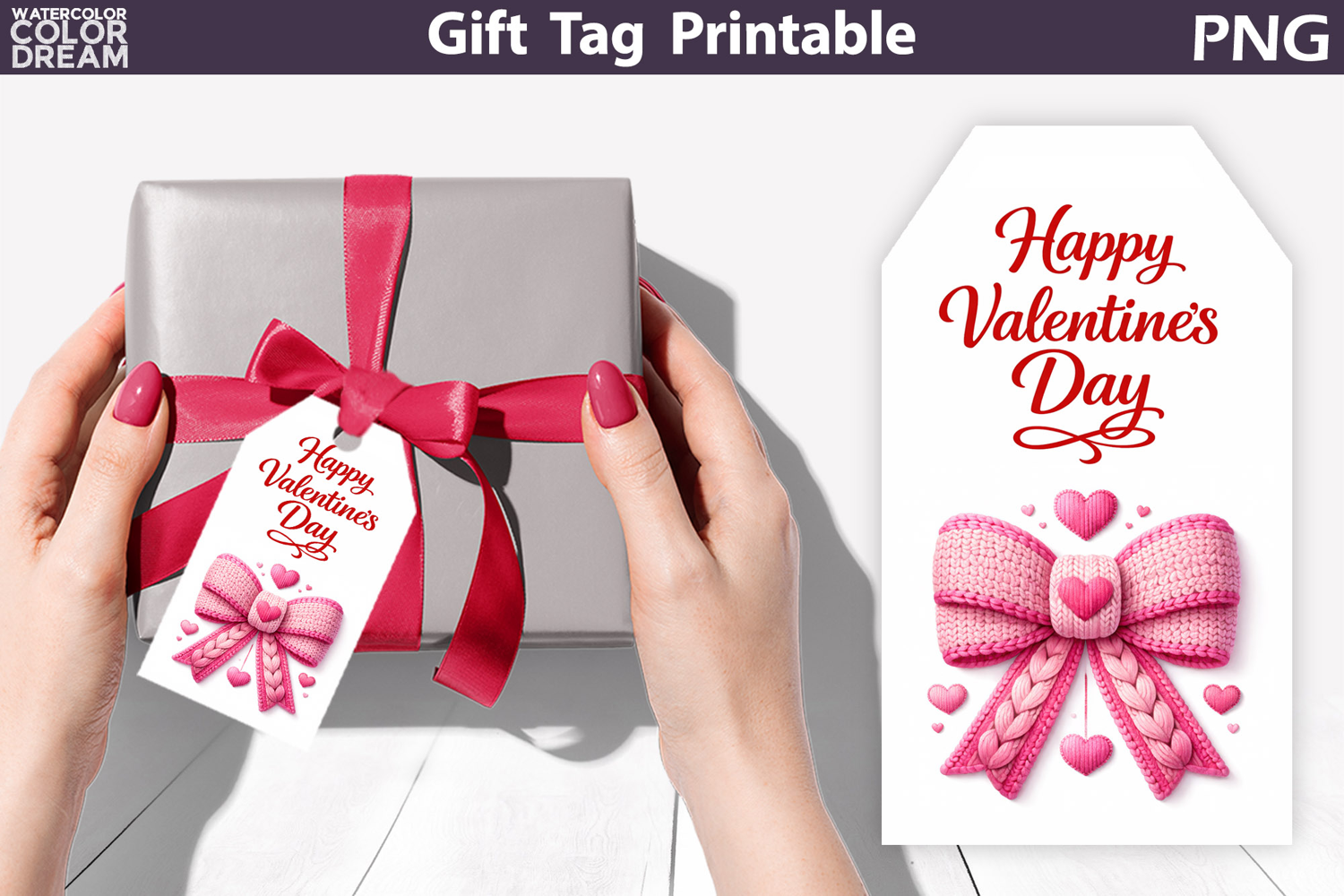 Valentine Gift Tag | Junk Journal Card product image 1