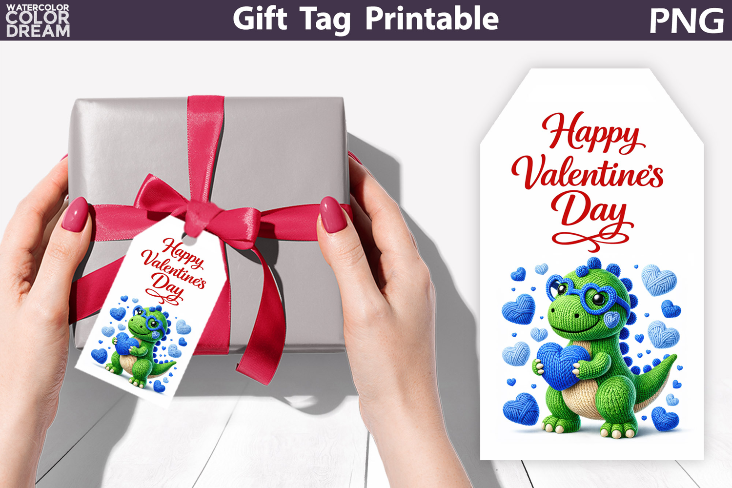 Valentine Gift Tag | Junk Journal Card product image 1
