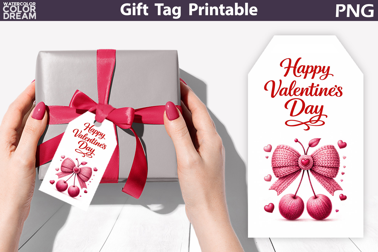 Valentine Gift Tag | Junk Journal Card product image 1