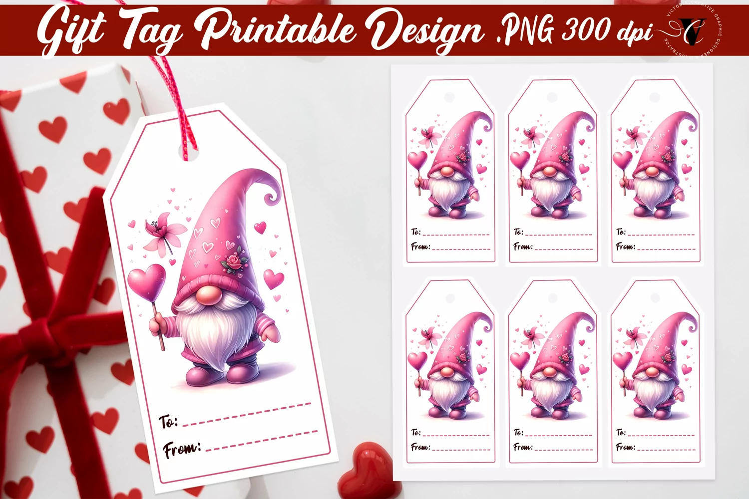 Valentines Tags | Valentines Day product image 1