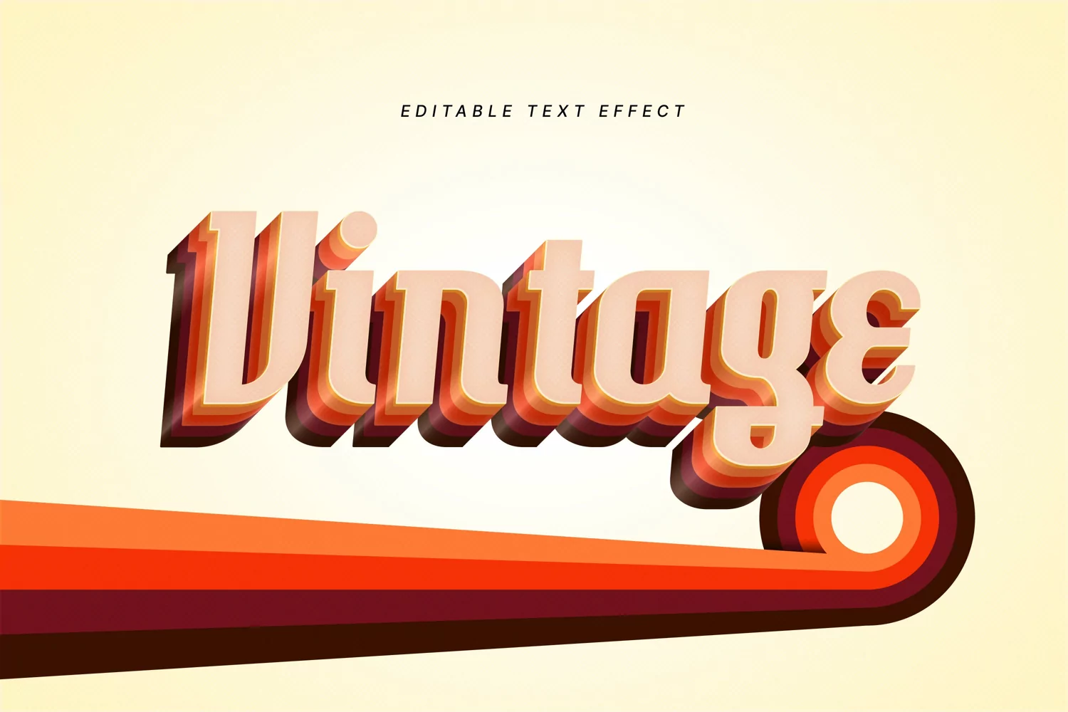 Editable Text Effect for Illustrator. Vector Graphic styles product image 1