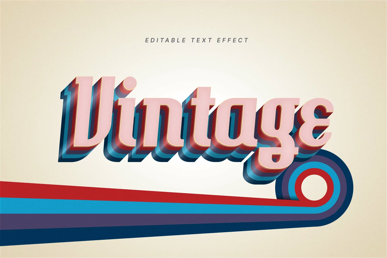 Editable Text Effect for Illustrator. Vector Graphic styles product image 1