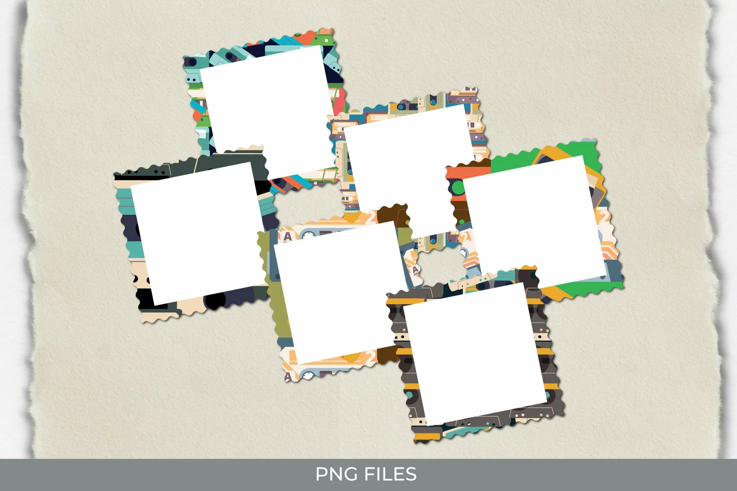 Vintage Audio Cassette Frame Set product image 1