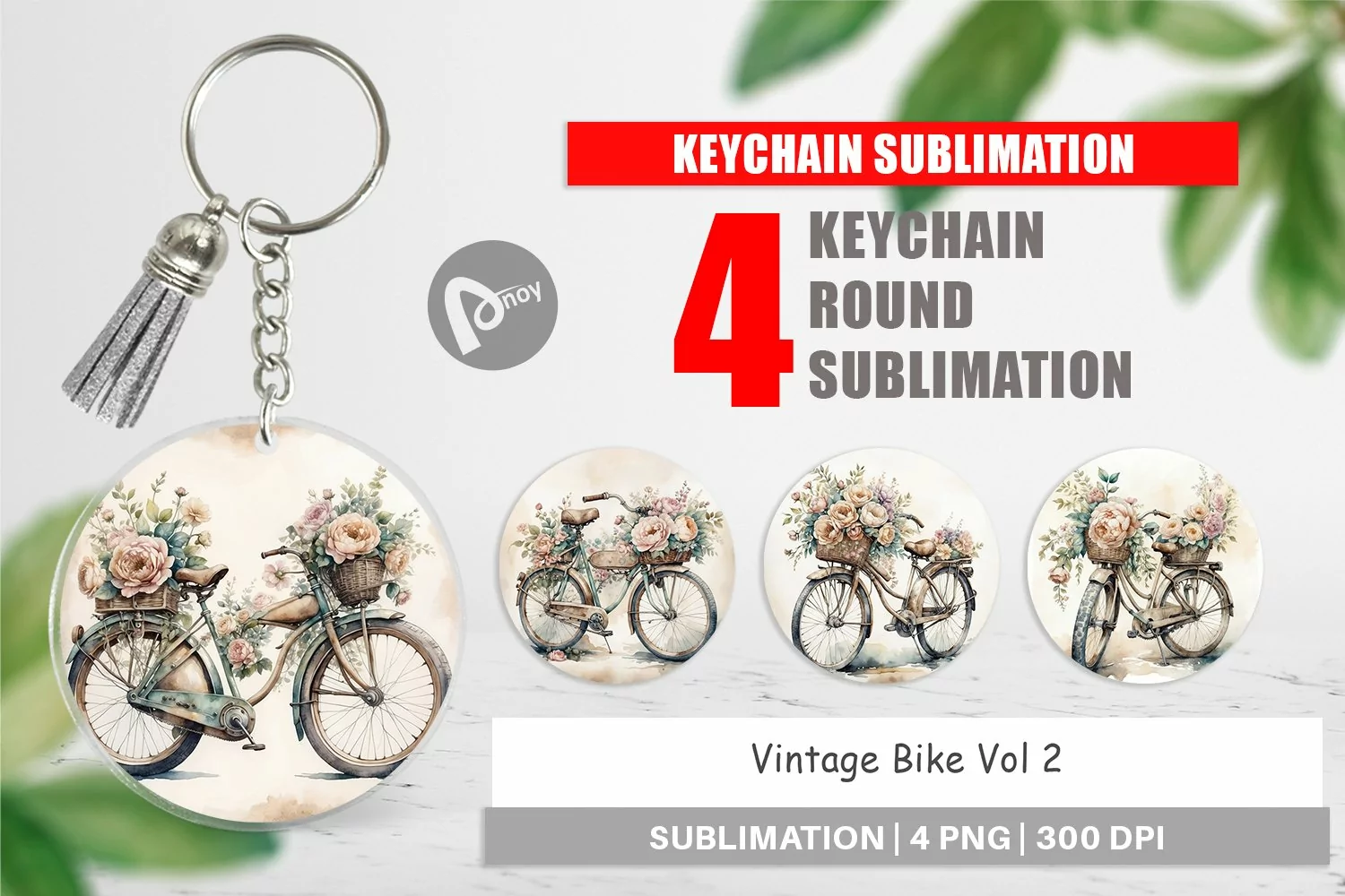 Keychain Vintage Bike product image 1