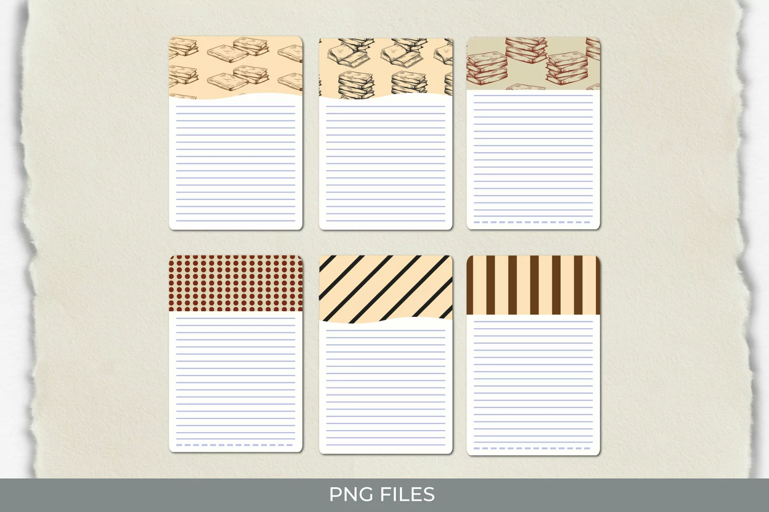 Vintage Book Seamless Pattern Shaped Journaling Area product image 1