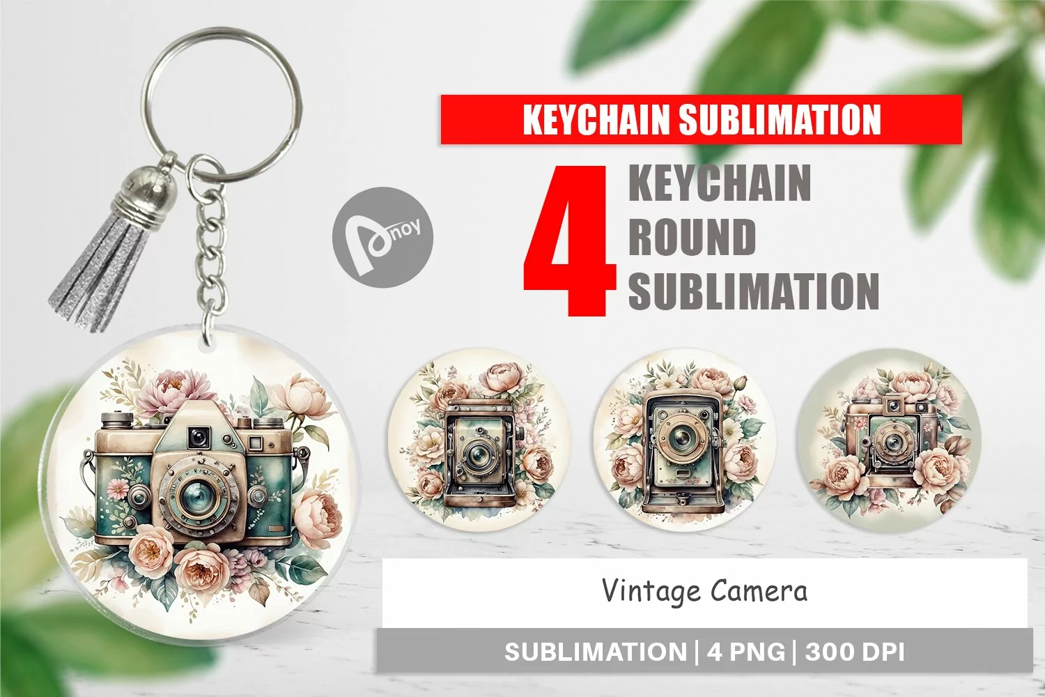 Keychain Vintage Camera product image 1