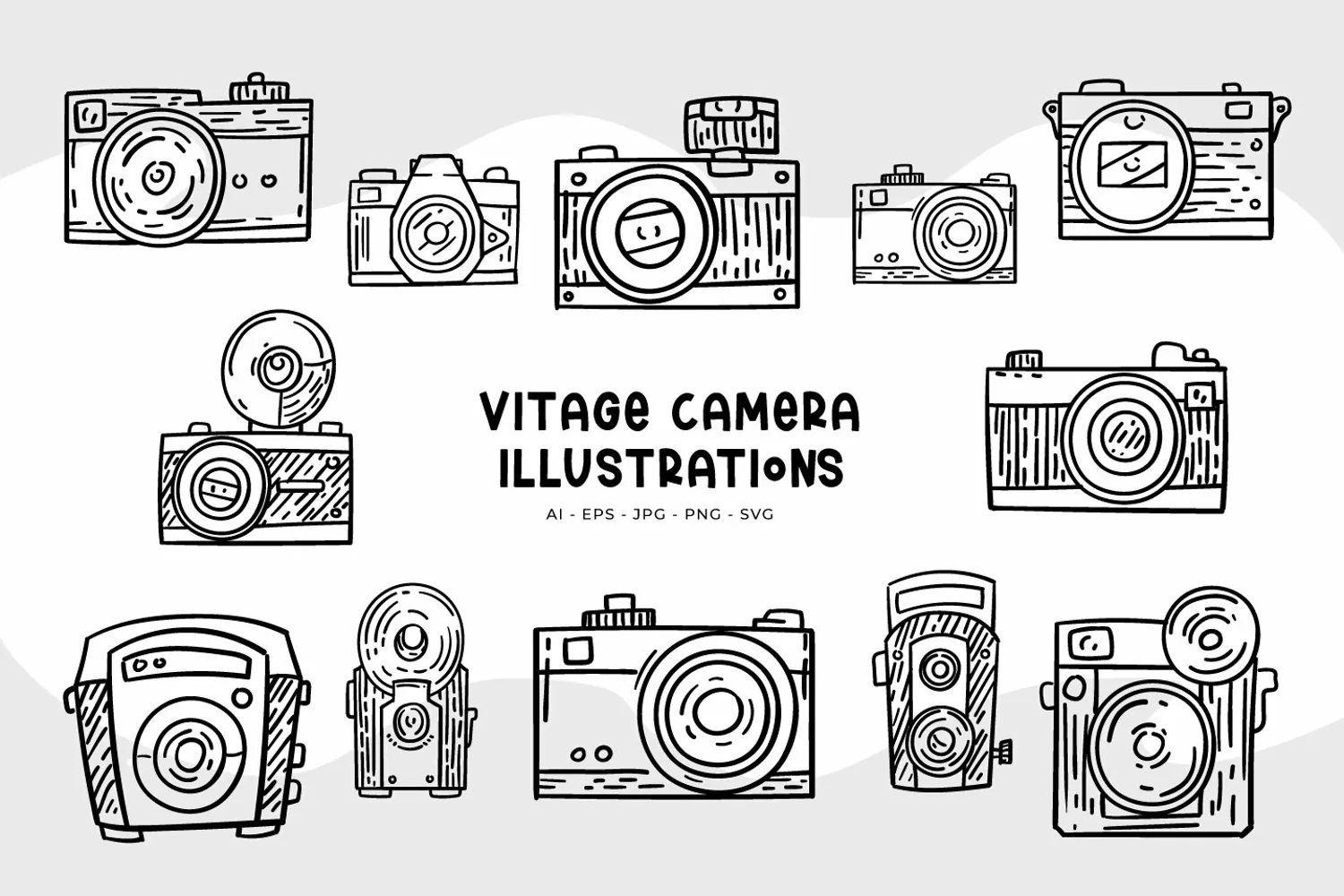 Vintage Camera Illustrations product image 1