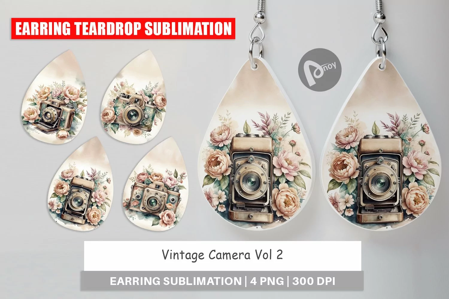 Earring Vintage Camera product image 1